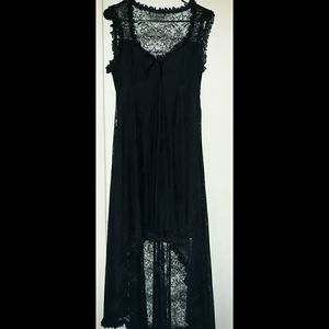 KILLSTAR Willow Lace Hi Low Maxi Dress 🕸️